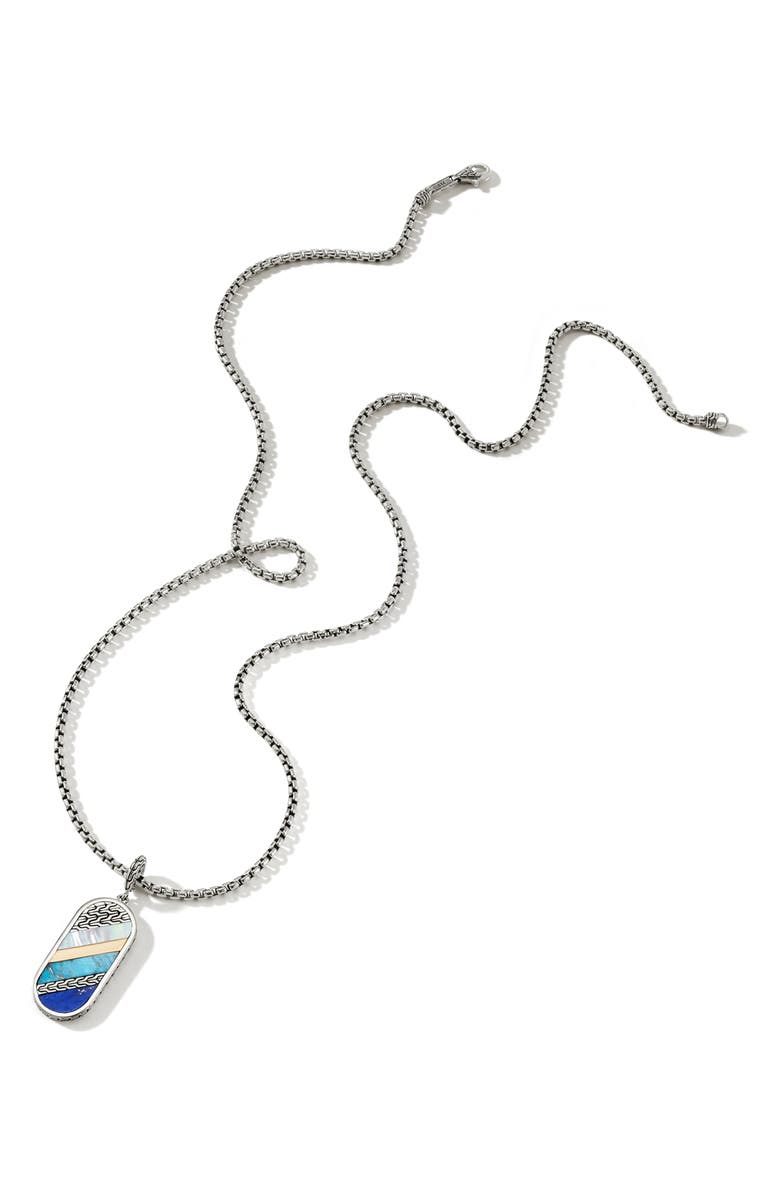 John Hardy Classic Chain Mixed Stone Pendant Necklace, Alternate, color, 