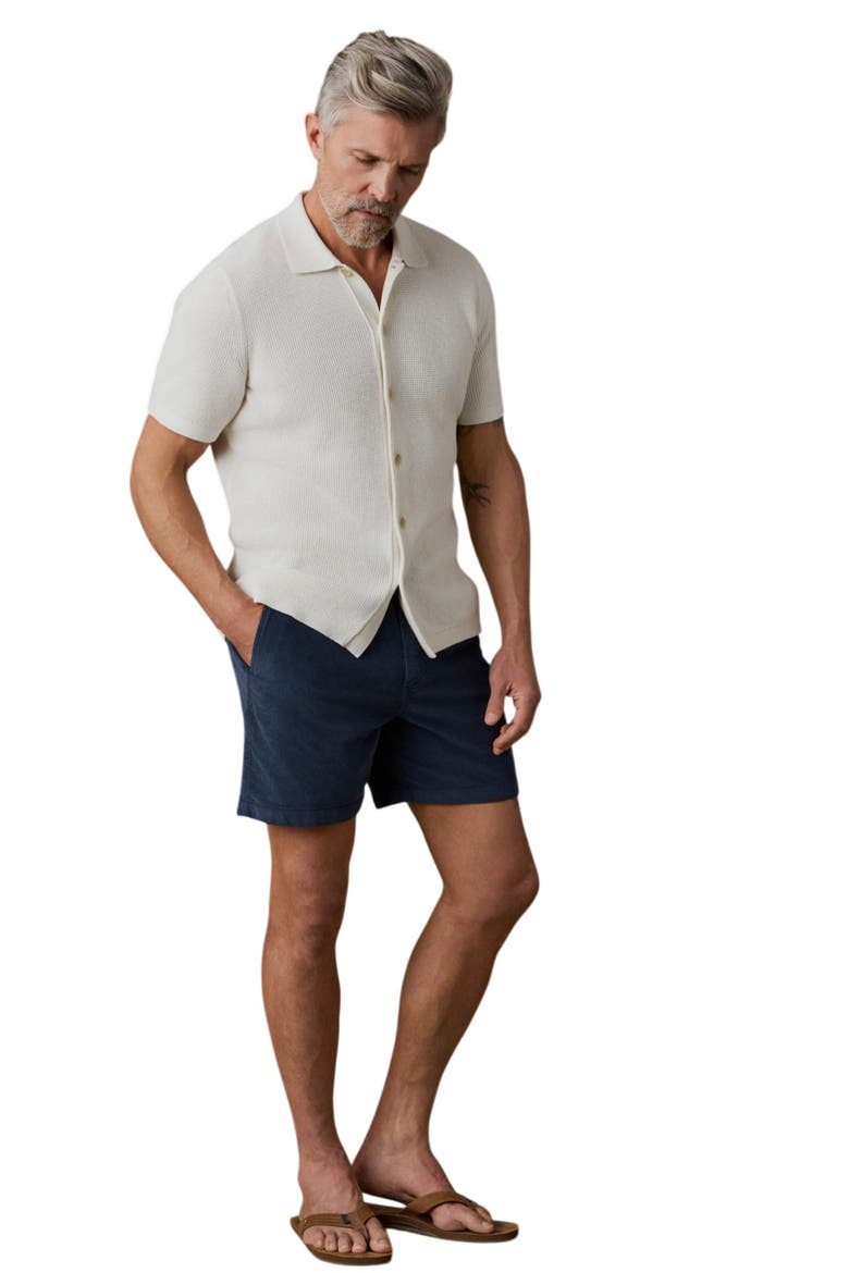 Essential Corduroy Shorts, Alternate, color, BLUE NIGHTS