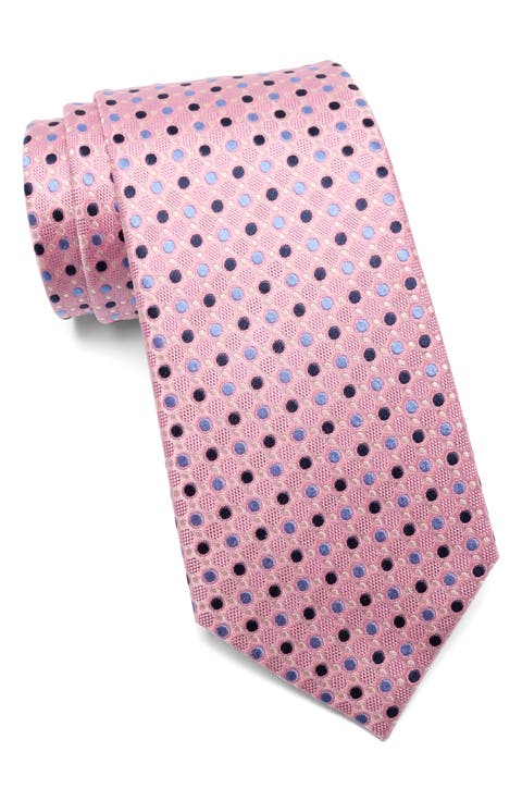 Polka Dot Silk Tie