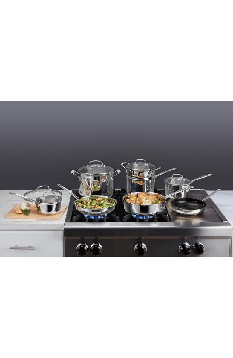 Cuisinart Chef's Classic Stainless Steel Cookware Set, Alternate, color, 