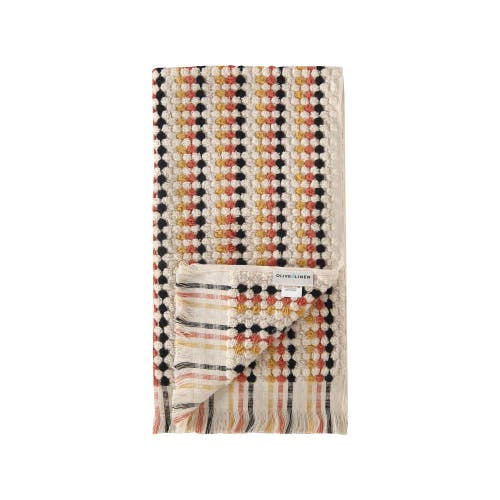Olive And Linen Olive & Linen Dots Bath Mat In Multi
