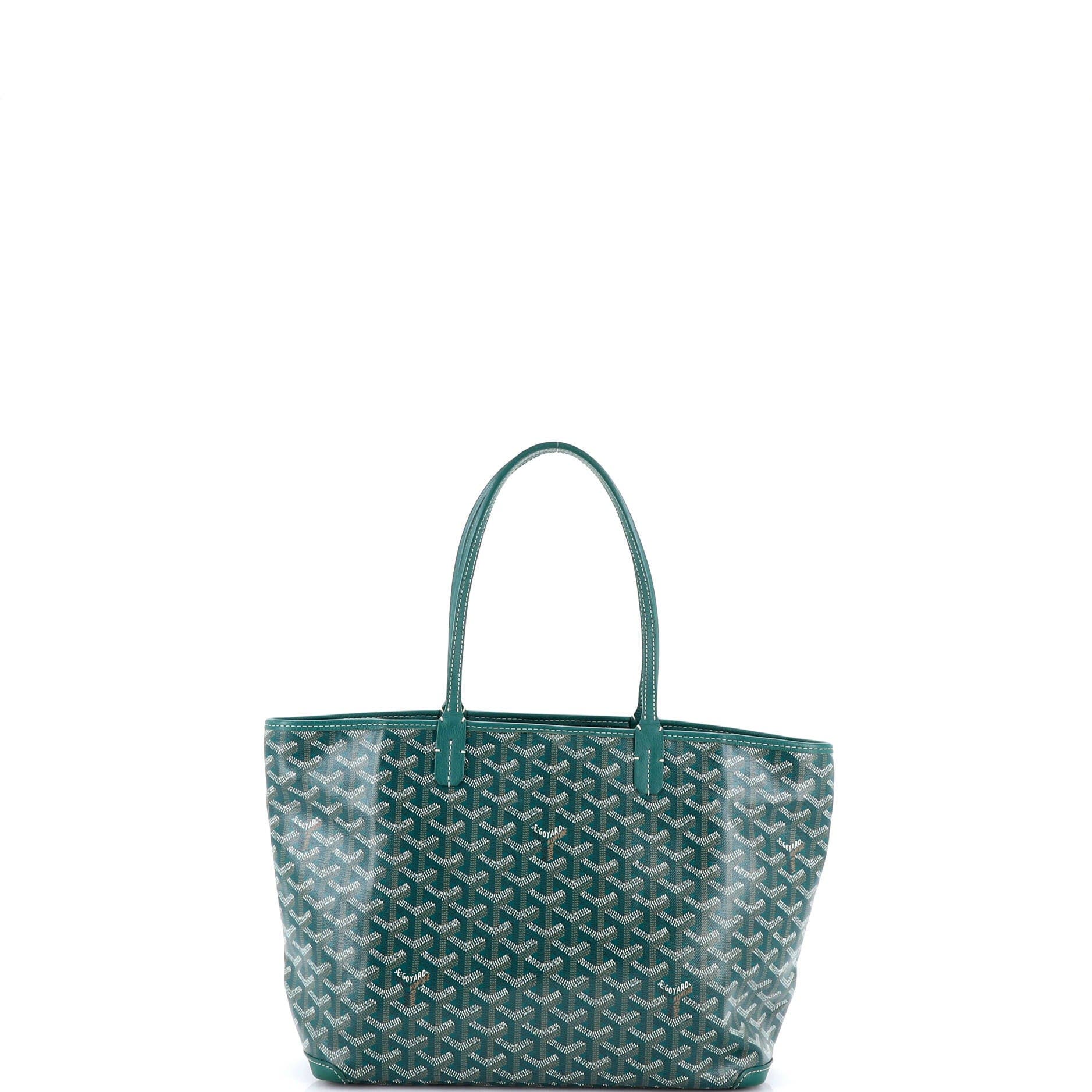 Pre-Owned Goyard Artois Tote Coated Canvas PM, Alternate, color, Green