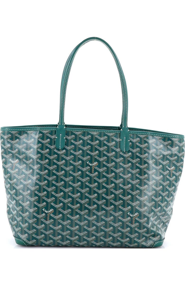 Pre-Owned Goyard Artois Tote Coated Canvas PM, Alternate, color, Green