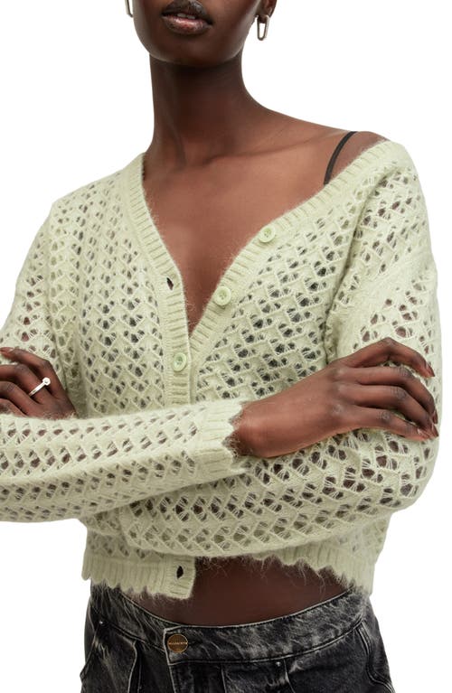 Allsaints Vivian Open Stitch V-neck Cardigan