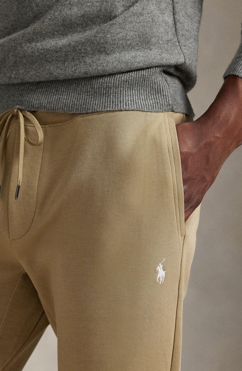 Polo Ralph Lauren Double Knit Joggers, Alternate, color, Surrey Tan