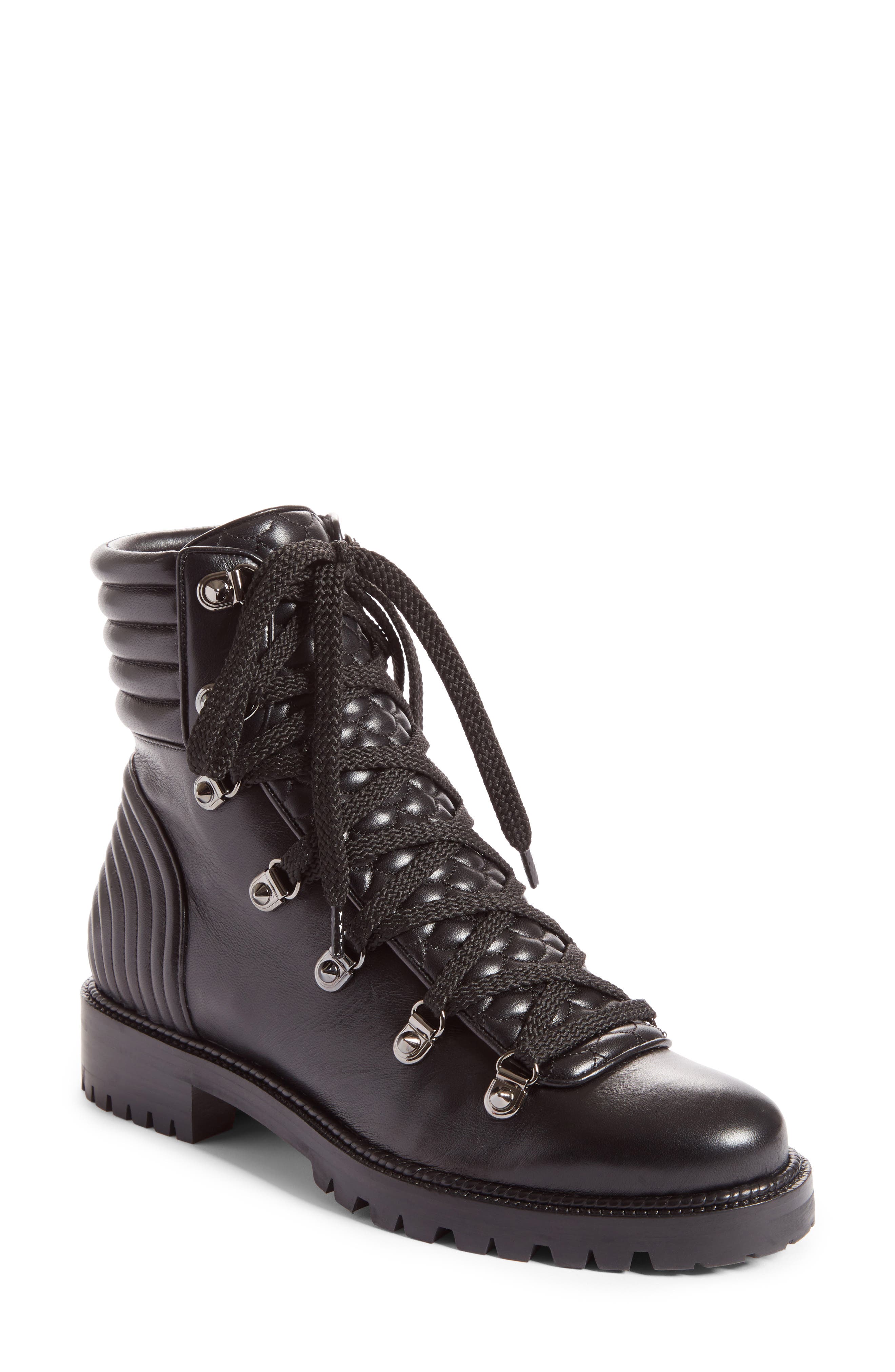 Christian Louboutin Mad Combat Boot, Main, color, 