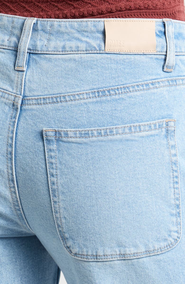 PAIGE Leenah Patch Pocket Wide Leg Jeans, Alternate, color, Olevia