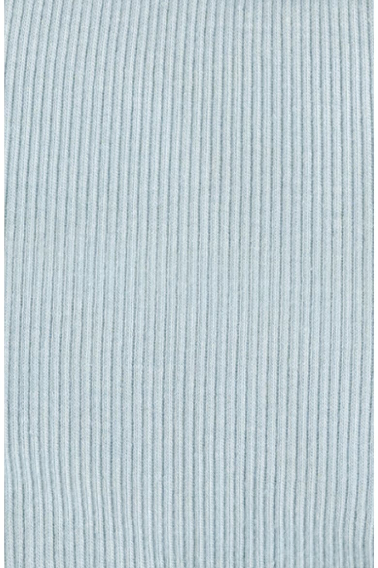 Square Neck Rib Cotton Blend Bralette, Alternate, color, SEA GLASS