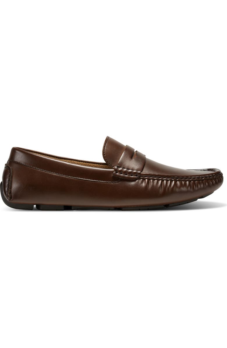 Kenneth Cole Reaction Sergio Penny Loafer, Alternate, color, Medium Brown
