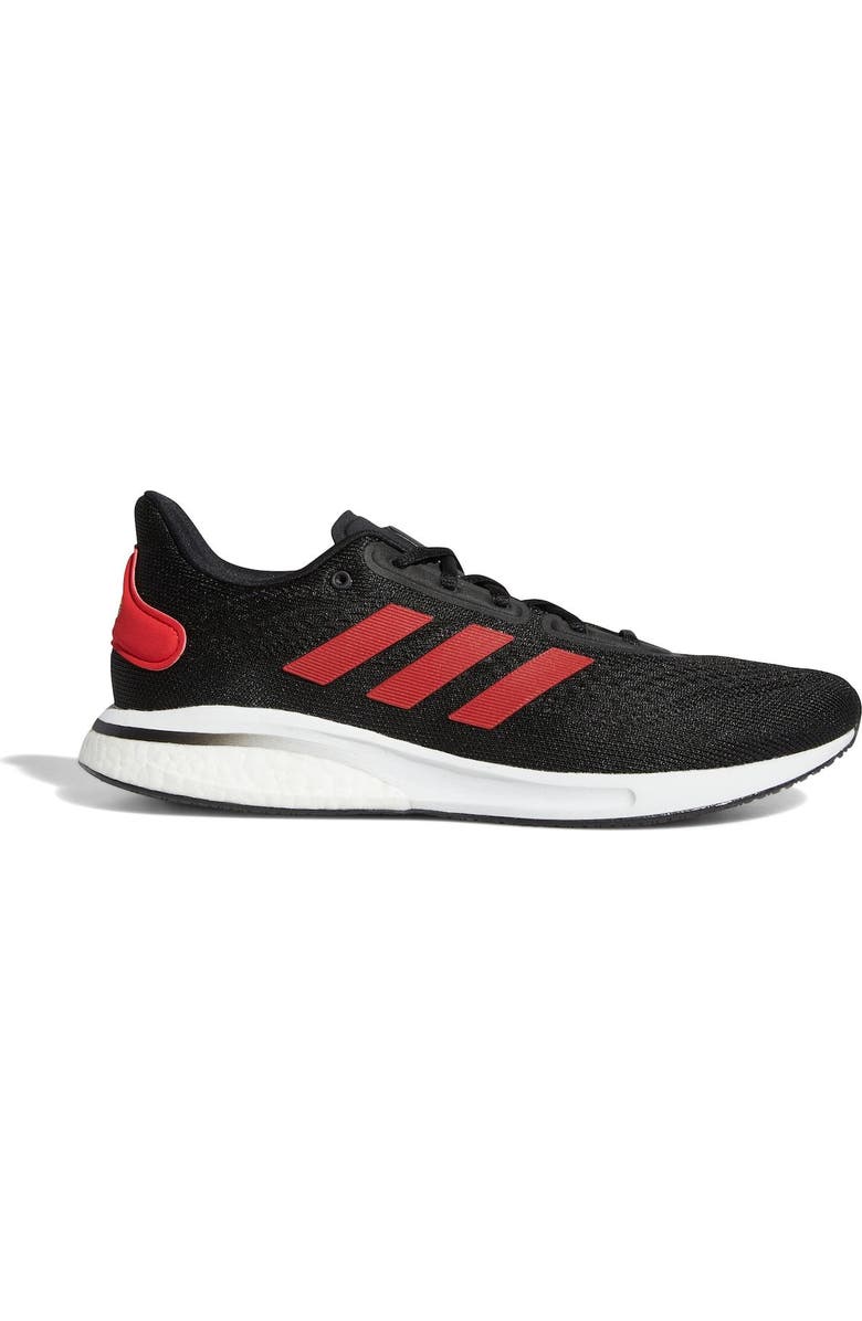 adidas Black/Red Louisville Cardinals Supernova Shoe, Alternate, color,