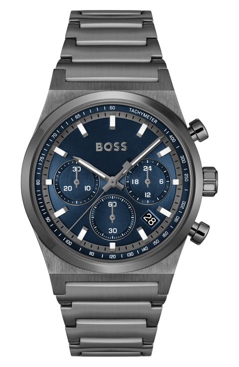 Candor Chronograph Bracelet Watch, 41mm