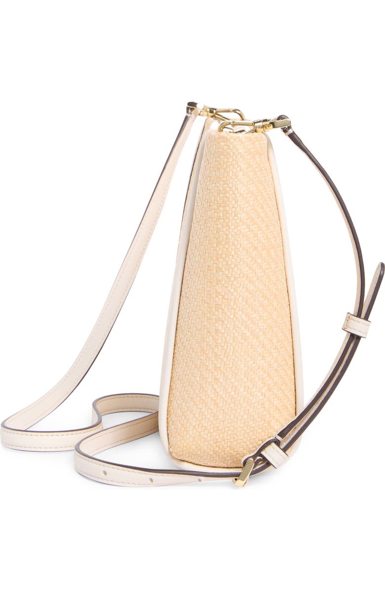 Kate Spade New York alexia straw crossbody clutch, Alternate, color, Parchment Multi