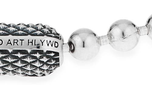 Shop Good Art Hlywd Goosebumps Pop Lock Ball Chain Bracelet In Sterling Silver