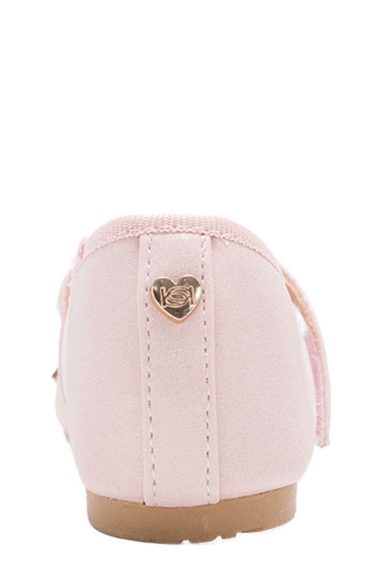 Kids' Embellished Charm Mary Jane Flat, Alternate, color, BLUSH