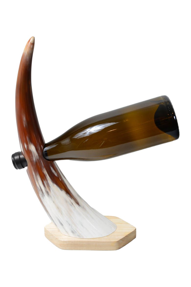 Balanced Horn Wine Holder, Main, color, Multi