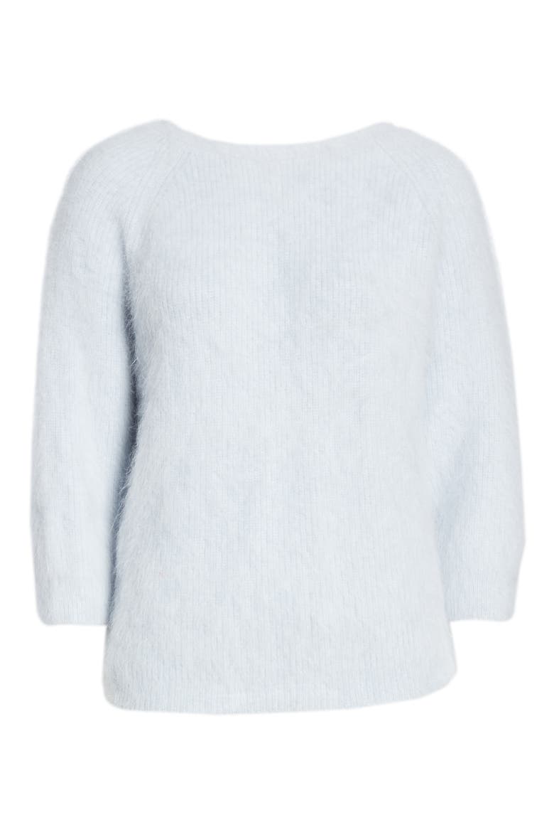 Barmy Twist Back Angora Blend Sweater, Alternate, color, BLUE