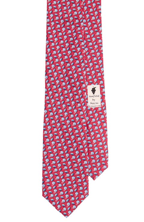 Kids' Football Print Silk Tie (Big Kid)