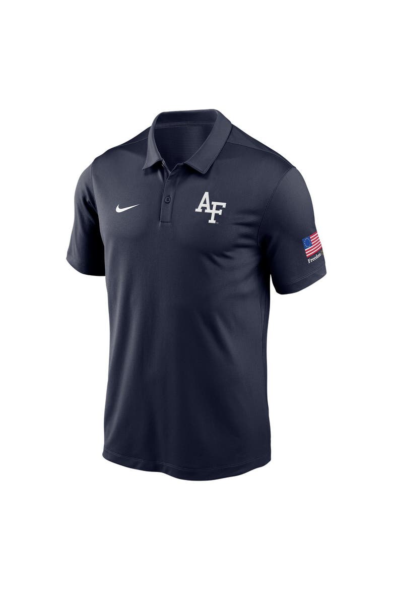 Men's Nike Navy Air Force Falcons Freedom 250 Dri-FIT Victory Polo, Main, color, Navy