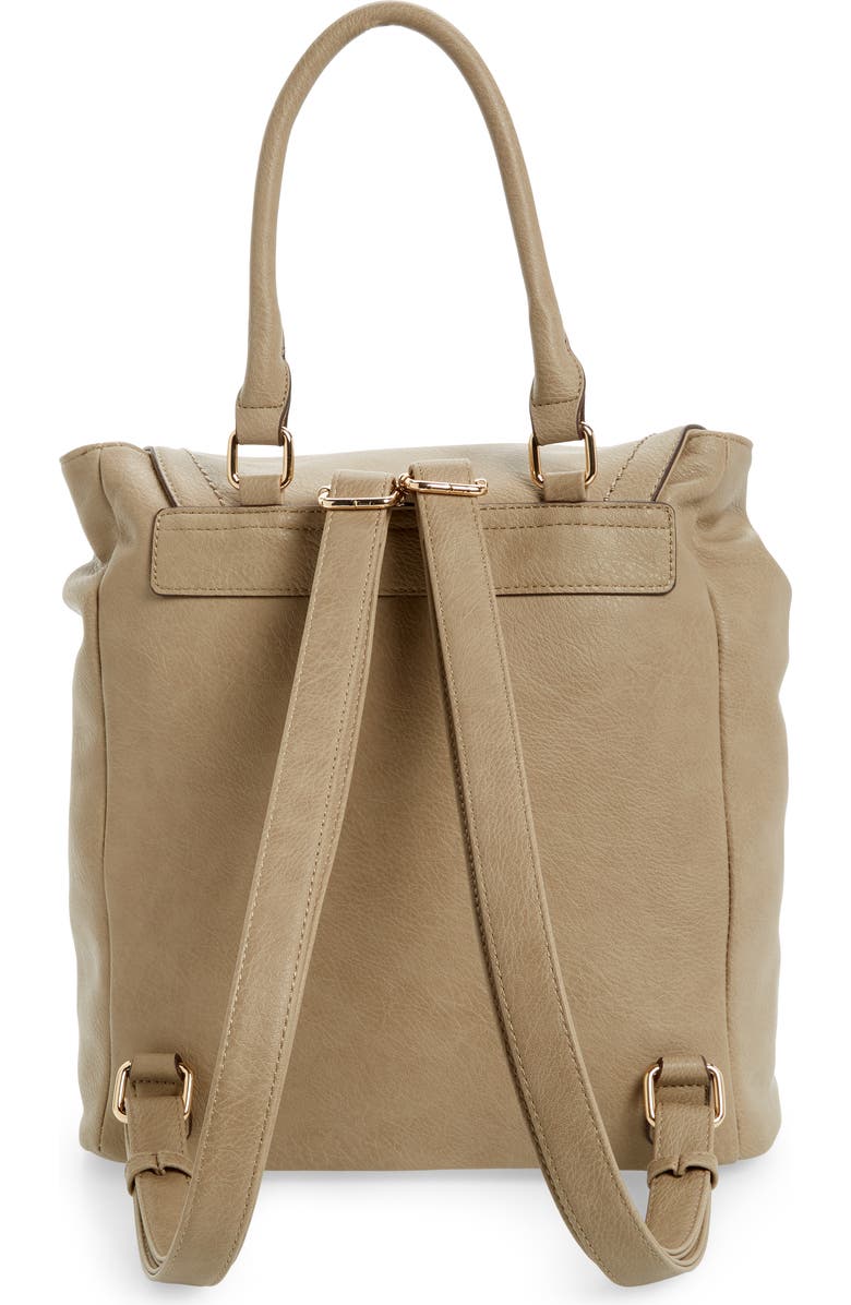 Sole Society Emery Faux Leather Backpack, Alternate, color,