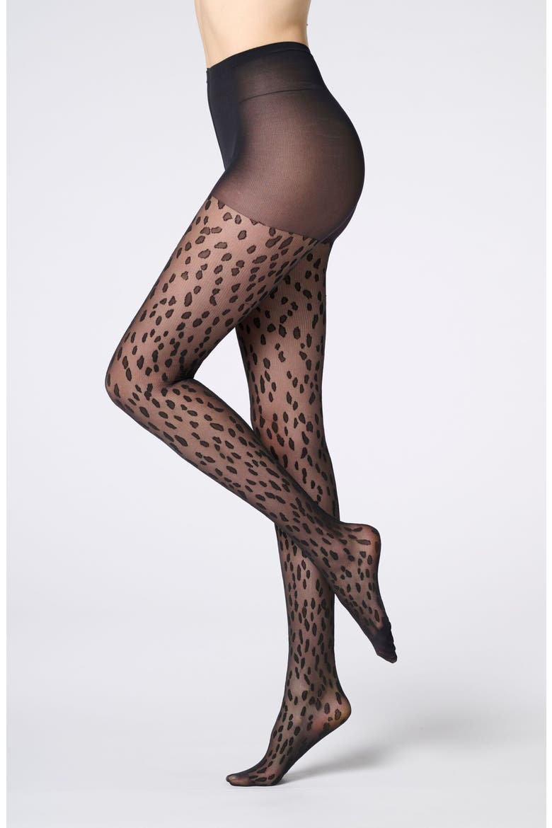 Abstract Wild Tights, Main, color, BLACK/ BLACK