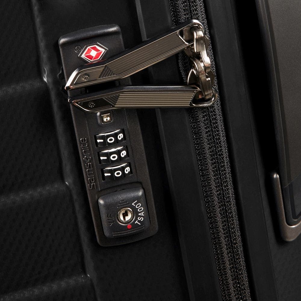 Samsonite Proxis Large Hardside TSA Friendly Spinner, Alternate, color, Black