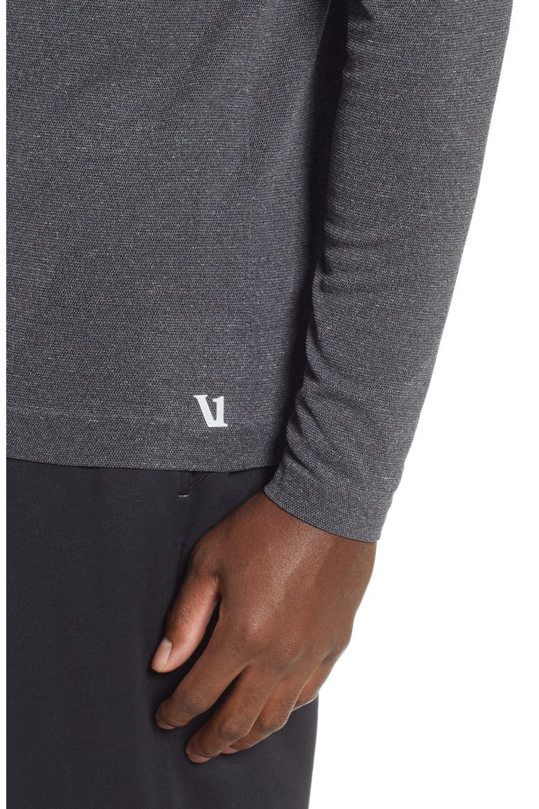 Seamless Performance Long Sleeve Tee, Alternate, color, CHARCOAL HEATHER