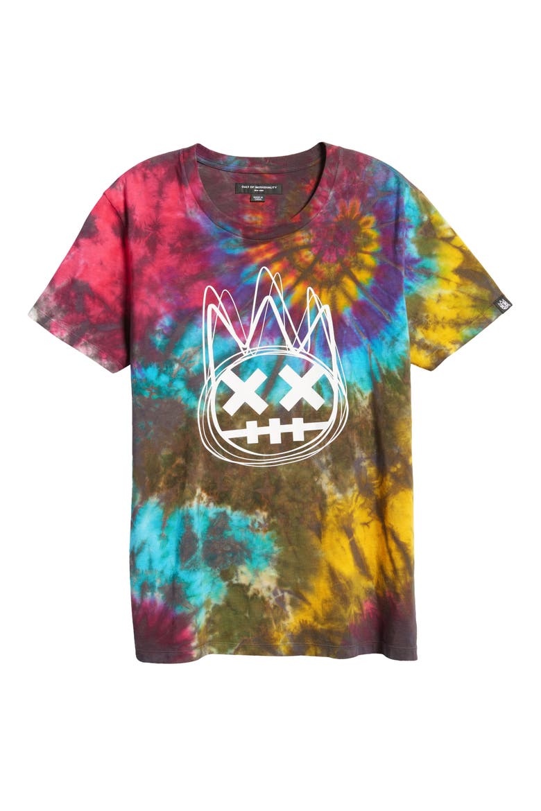 Men's Tie Dye Graphic Tee, Alternate, color, TIE DYE RAINBOW