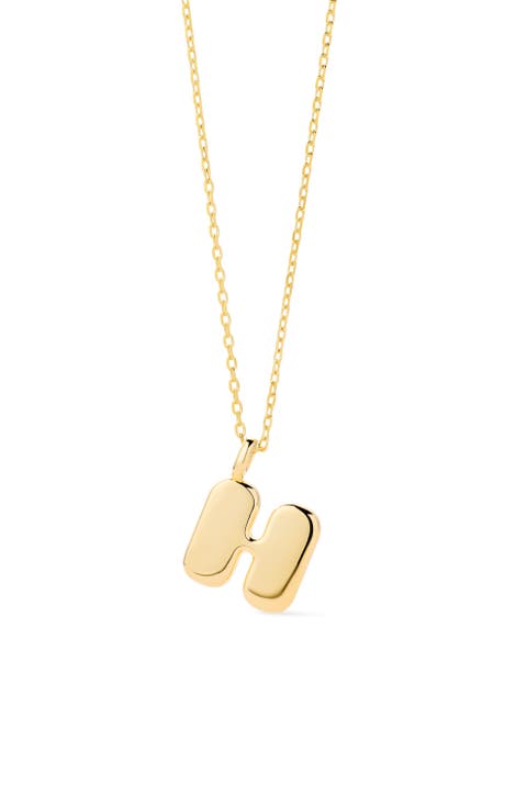 Letter Necklace - Bubble Letter Necklace