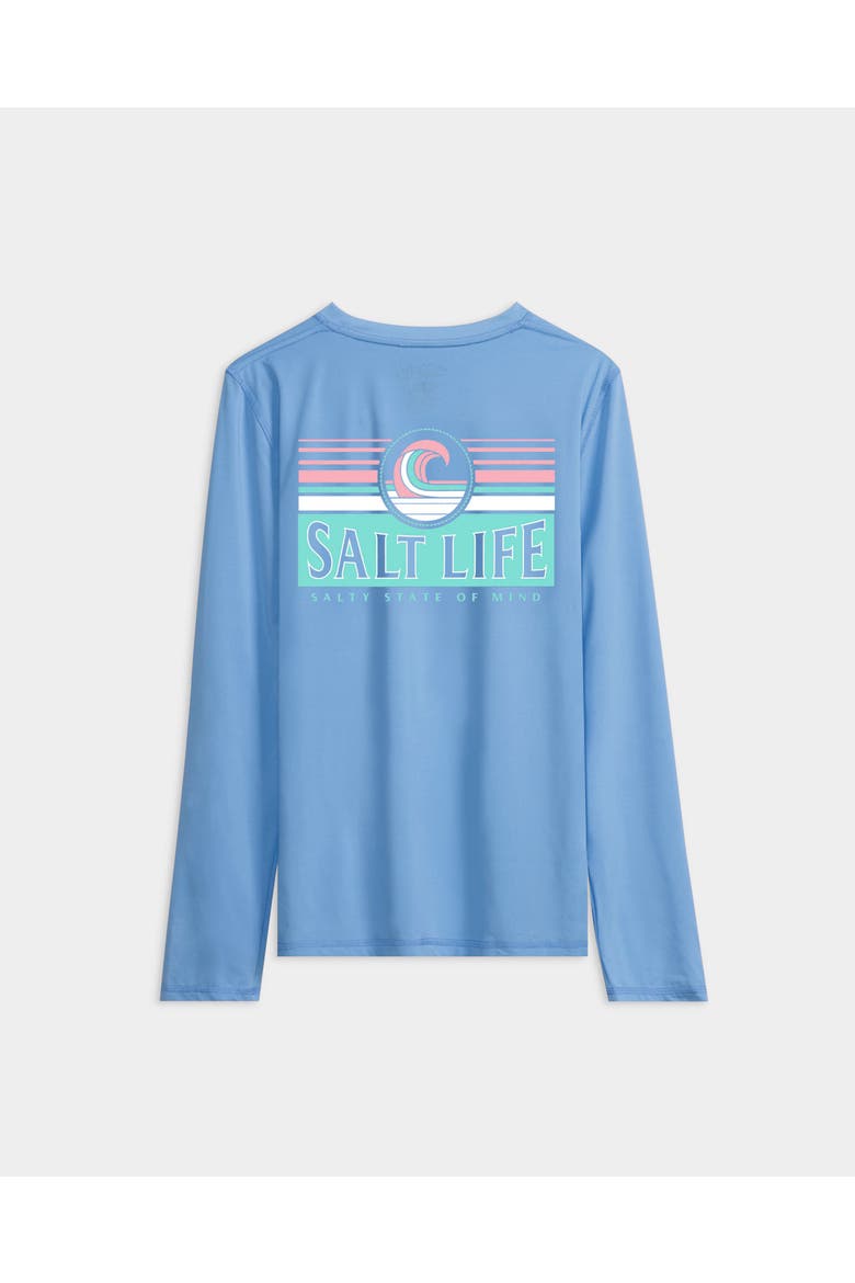 Green Room SLX Performance Long Sleeve Shirt, Alternate, color, Harbor Blue Heather