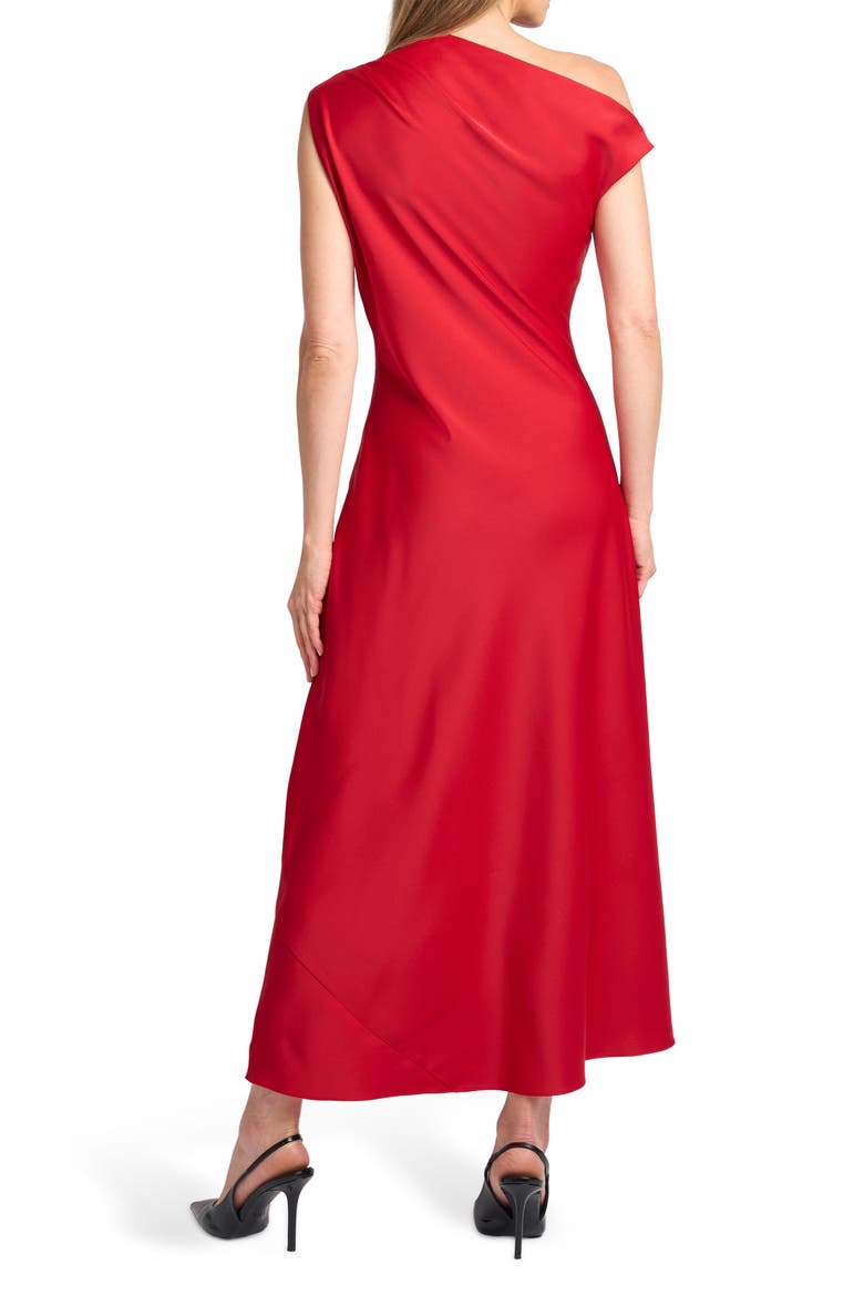 Mandy Off the Shoulder Maxi Dress, Alternate, color, JESTER RED