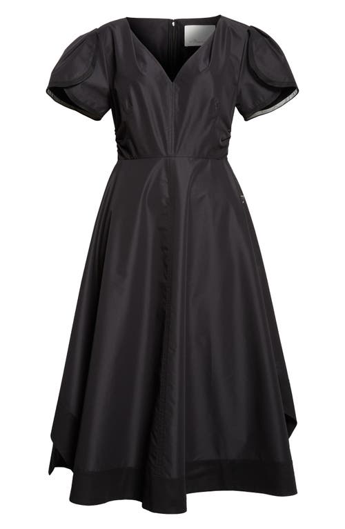 3.1 Phillip Lim V-neck Tulip-sleeve Midi Dress