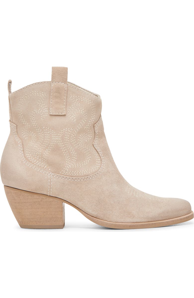 Dolce Vita Shania Western Boot, Alternate, color, Taupe Suede