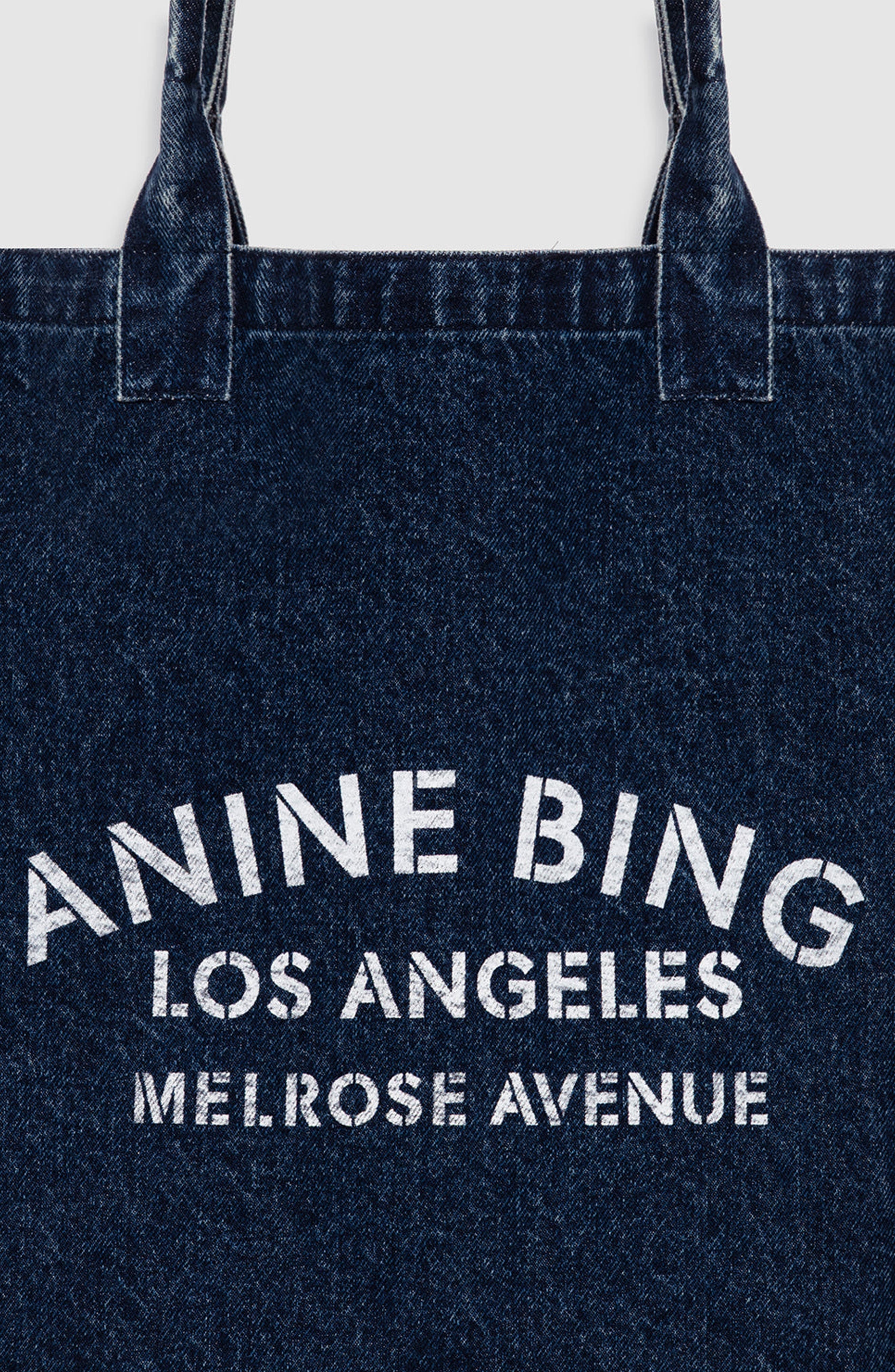 Leo Denim Tote, Alternate, color, Ink Blue