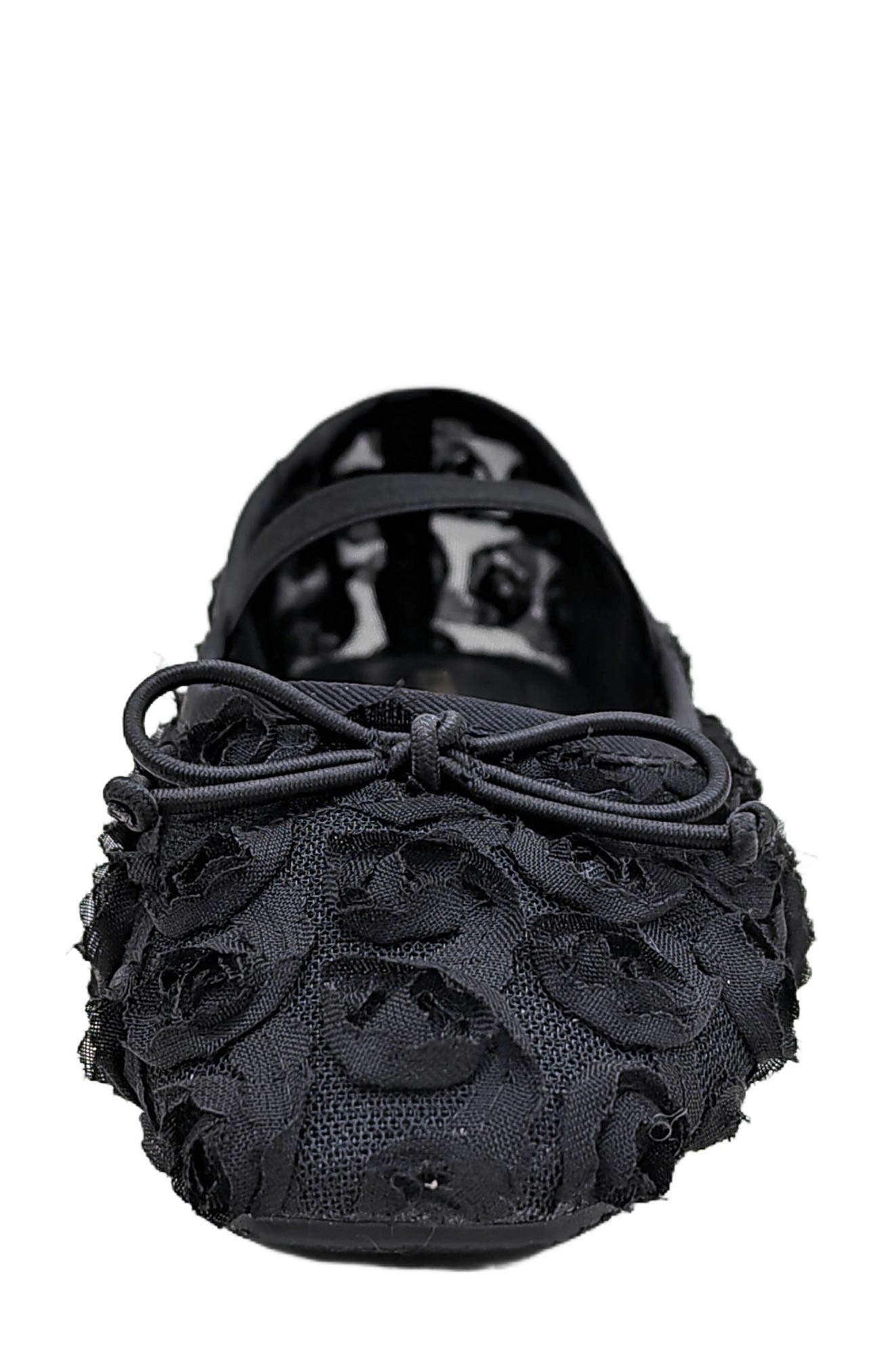 Kenneth Cole Myra Mary Jane Flat, Alternate, color, Black Mesh