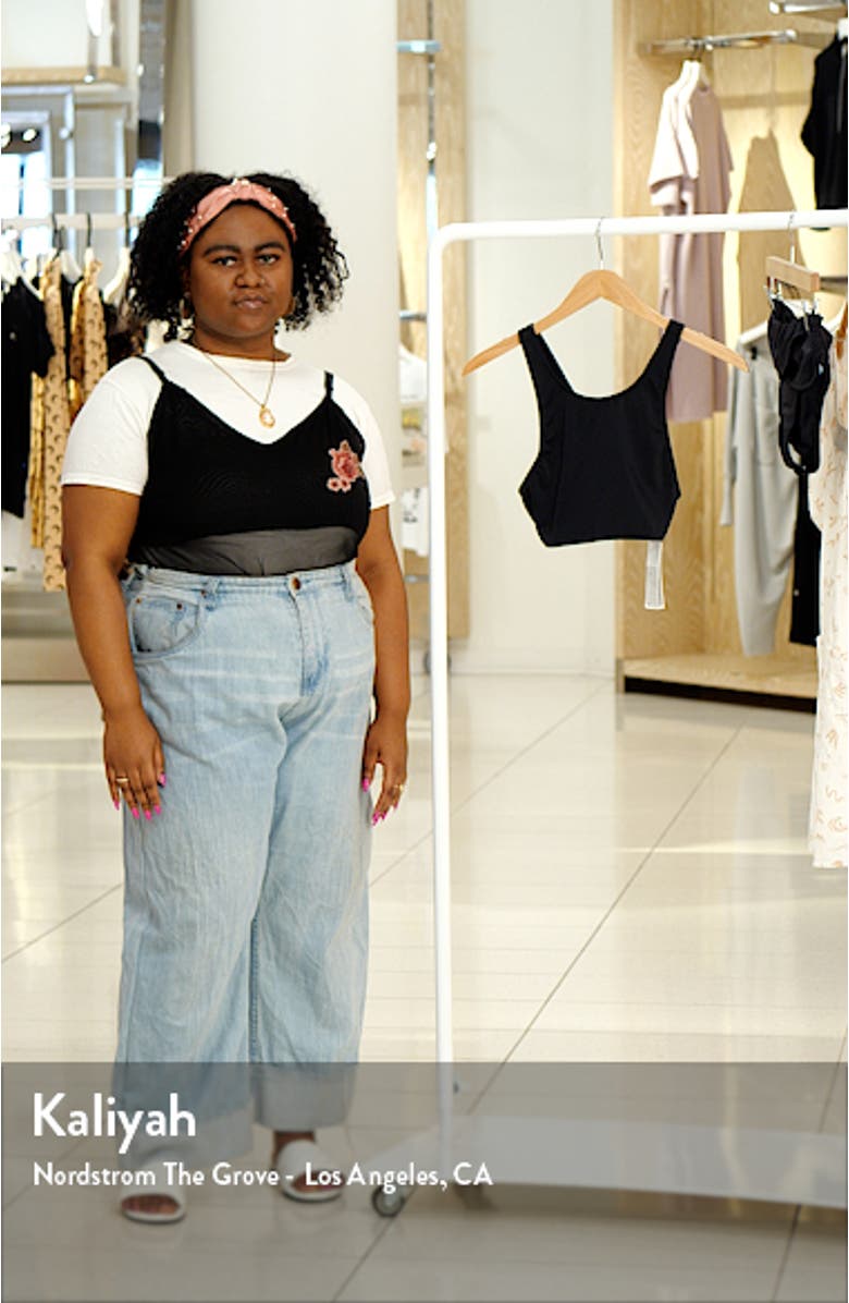 High Neck Floral Print Bikini Top, sales video thumbnail