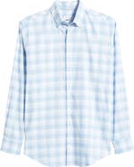 Peter Millar Plaid Stretch Button-Down Sport Shirt