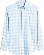 Peter Millar Plaid Stretch Button-Down Sport Shirt