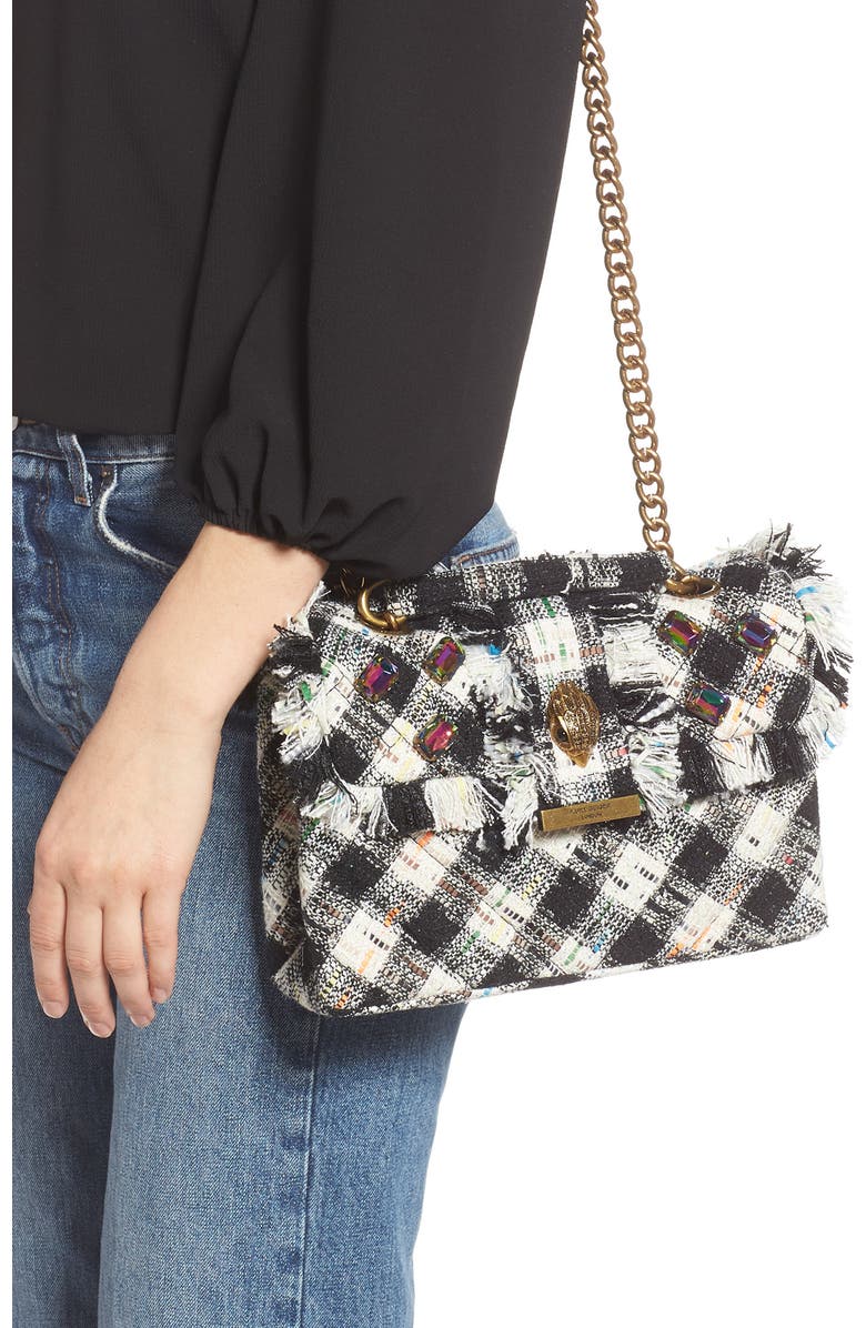 Kurt Geiger London Kensington X Tweed Shoulder Bag, Alternate, color,