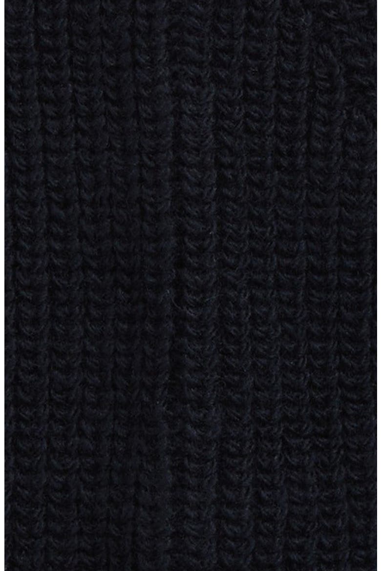 Kids' Tricolor Stripe Virgin Wool Beanie, Alternate, color, NAVY