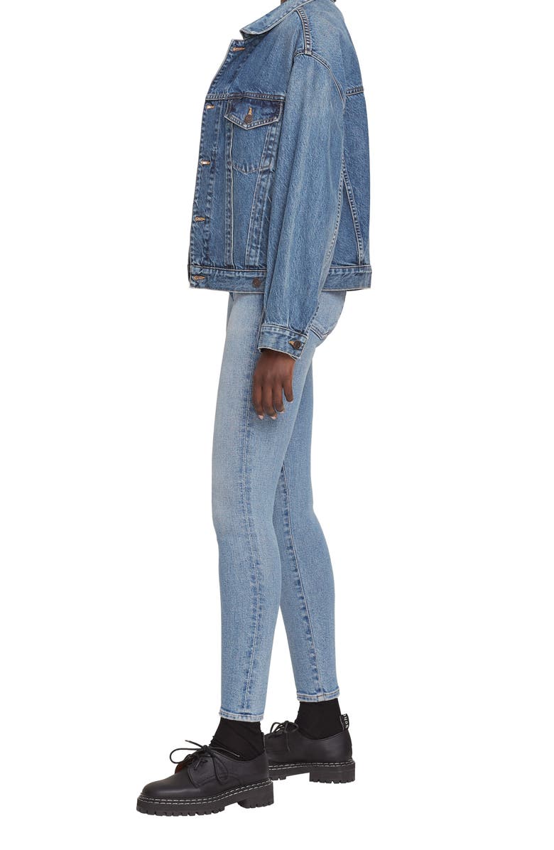 AGOLDE Toni Mid Rise Ankle Skinny Jeans, Alternate, color,