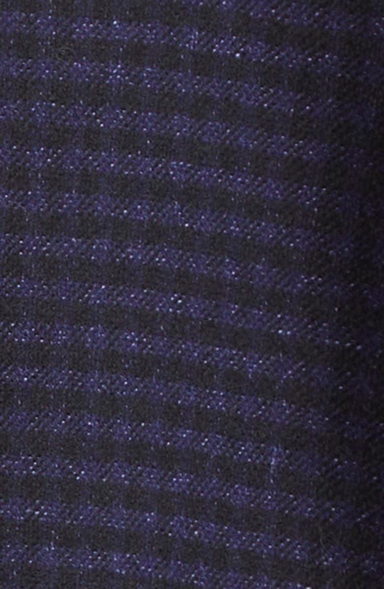 ZEGNA Check Cashmere & Linen Sport Coat, Alternate, color, Navy