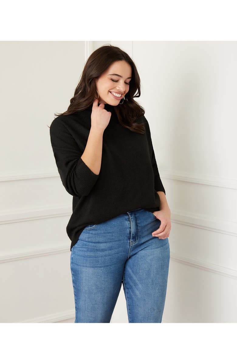 Karen Kane Mock Neck Sweater, Alternate, color, 