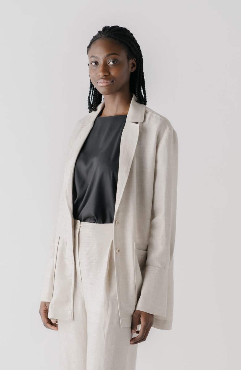 1People-US Marrakesh Blazer, Alternate, color, Beige