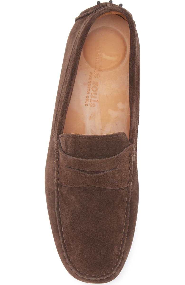 Gentle Souls Redondo Penny Loafer, Alternate, color, Brown Suede