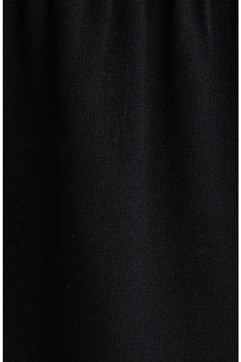 The Smart Polo Long Sleeve Merino Wool Sweater Dress, Alternate, color, BLACK