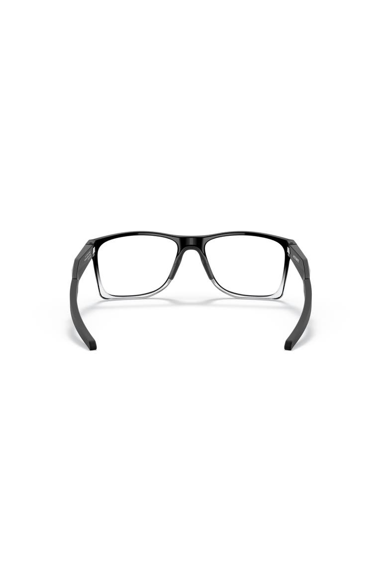 55mm Square optical glasses, Alternate, color, Black/ Clear
