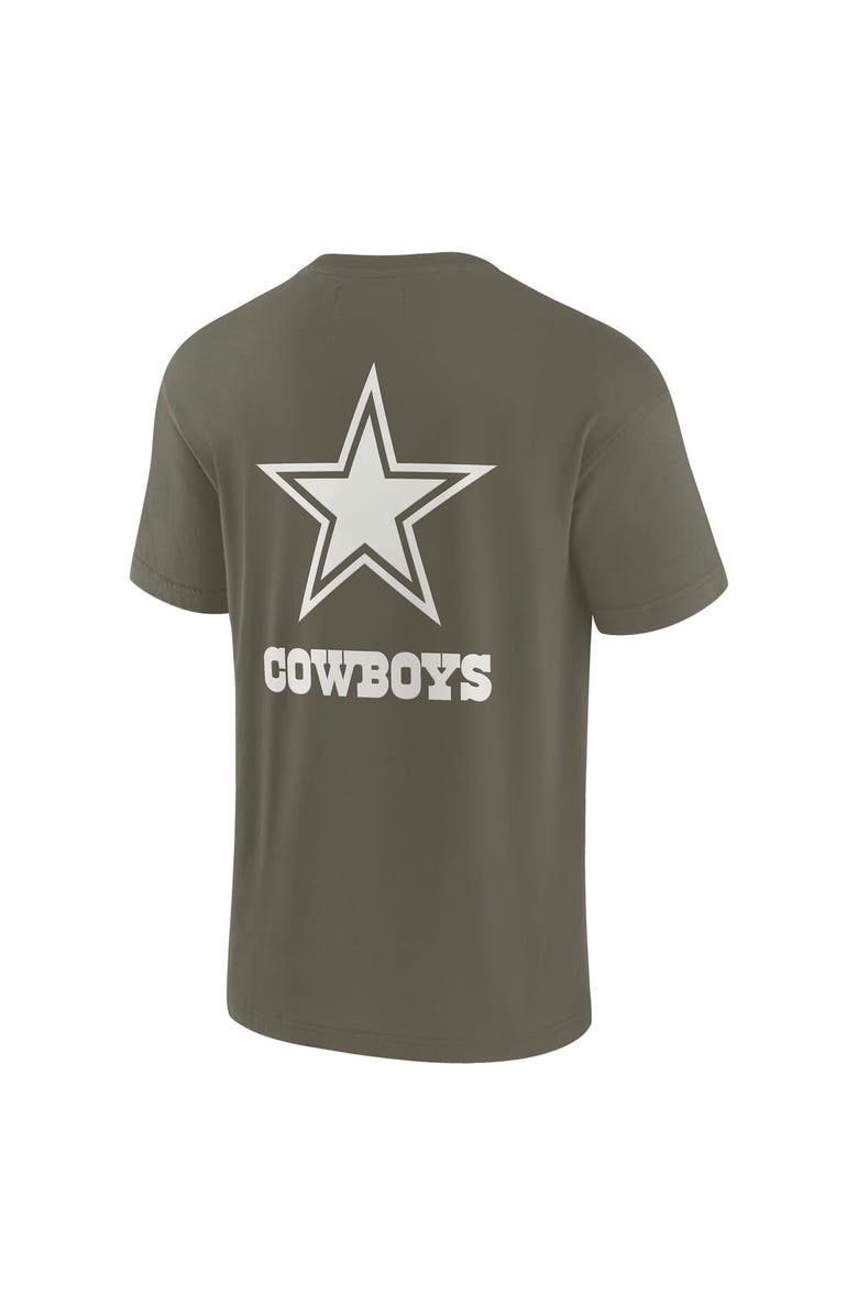 Fanatics Signature Unisex Fanatics Signature Olive Dallas Cowboys Elements Super Soft Short Sleeve T-Shirt, Alternate, color, 