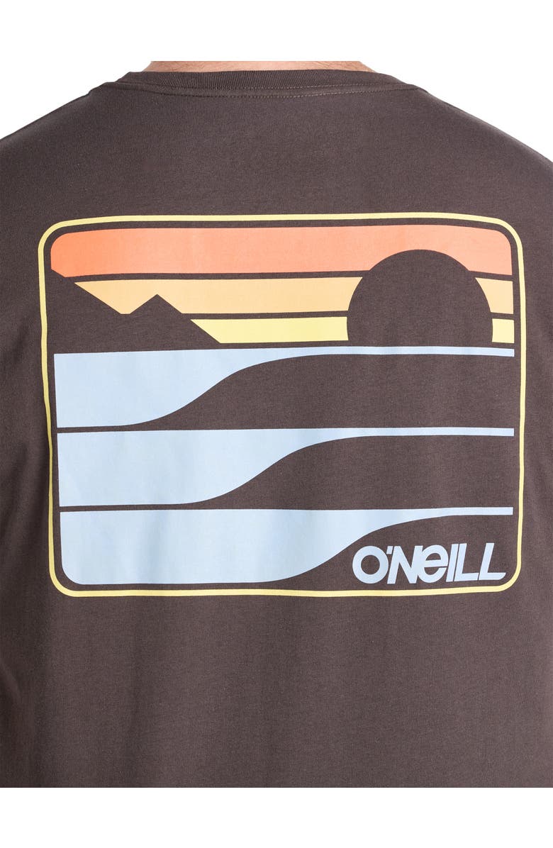 O'Neill Big & Tall Dawn Classic Graphic Tee, Alternate, color, Graphite