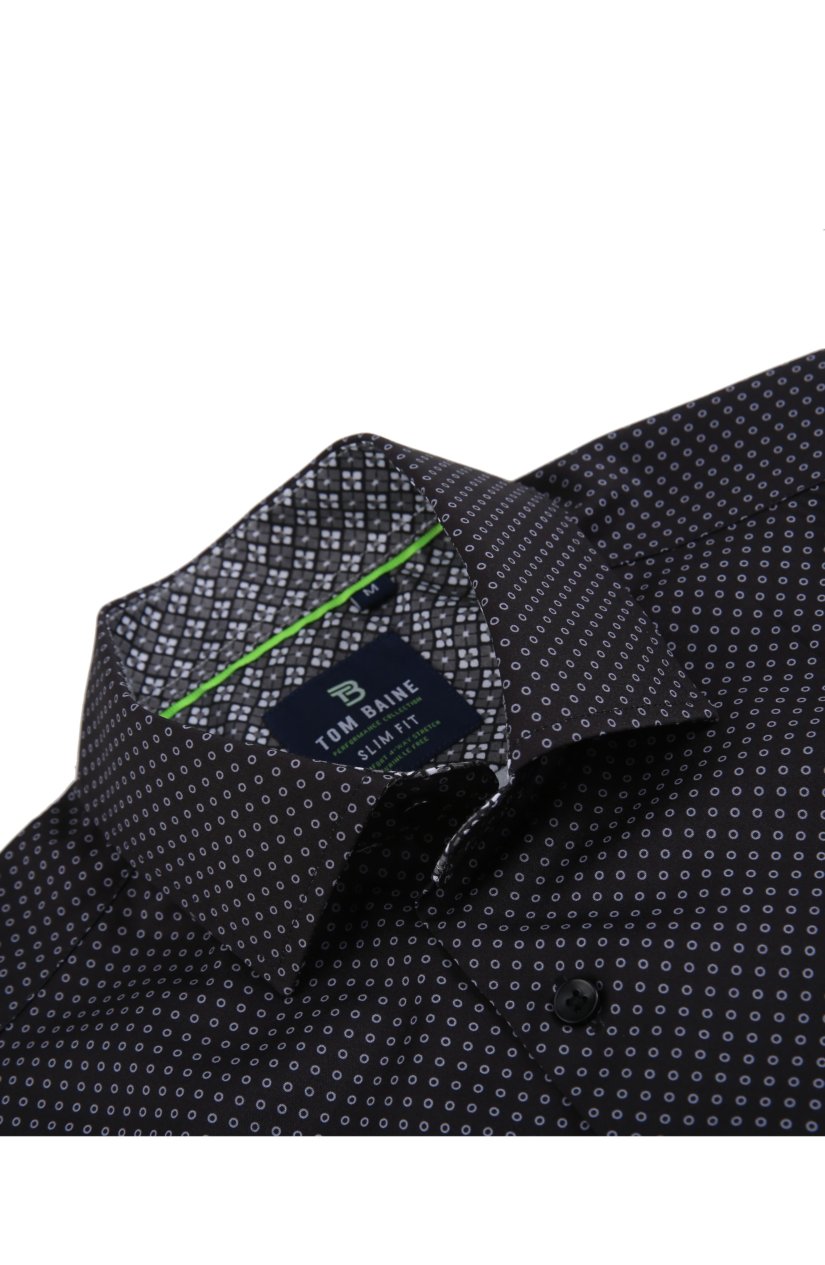 Slim Fit Performance Short Sleeve Button-Up Shirt