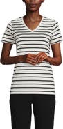 Lands' End Supima Cotton V-Neck T-Shirt